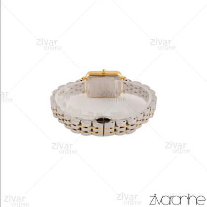 ساعت دنیل ولینگتون کوادرو زنانه مستطیلی صفحه سبز ایندکس خطی 104710