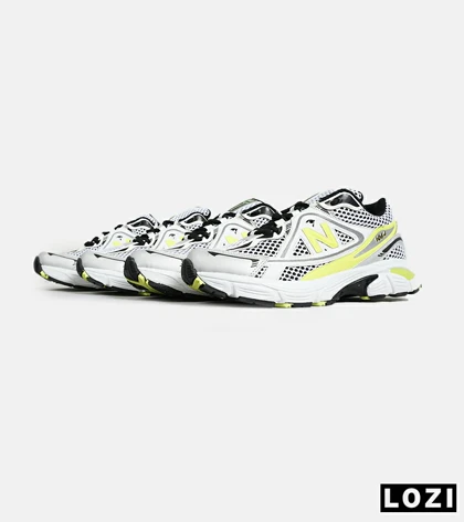 کفش کتانی مردانه و زنانه سفید لیمویی NEW BALANCE 1064 V.2 مدل 7009