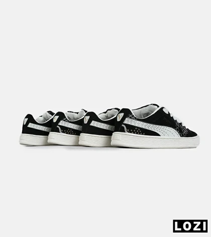 کفش کتانی ورزشی مشکی مردانه و زنانه PUMA suede XL مدل 7478