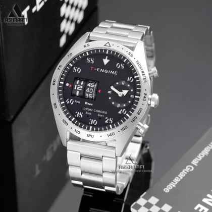 ساعت تی انجین استیل T-Engine Drum Roller 3907