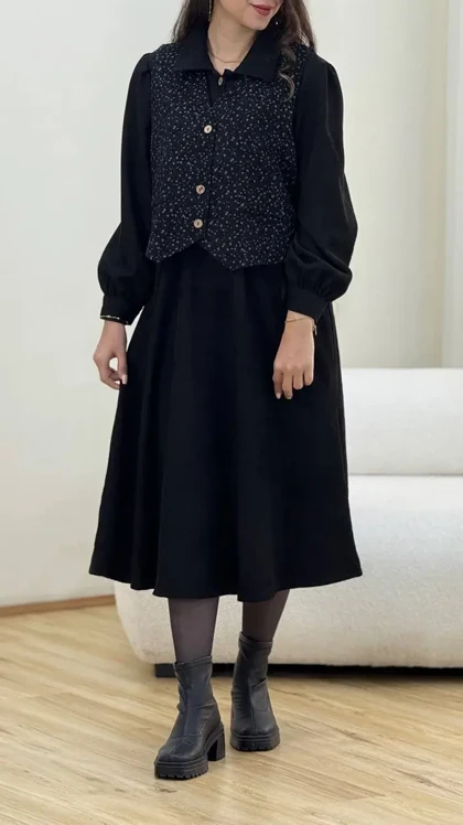 ست دوتیکه گل‌دار