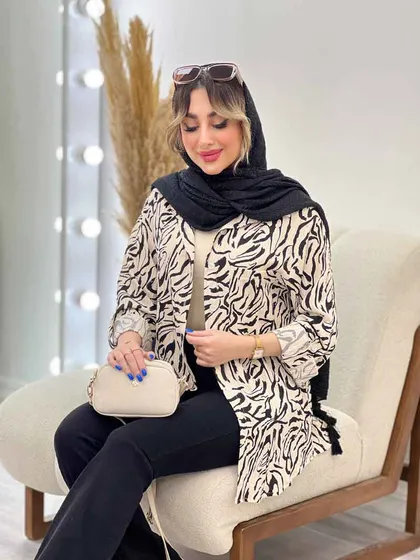 شومیز طرح دار ستیا