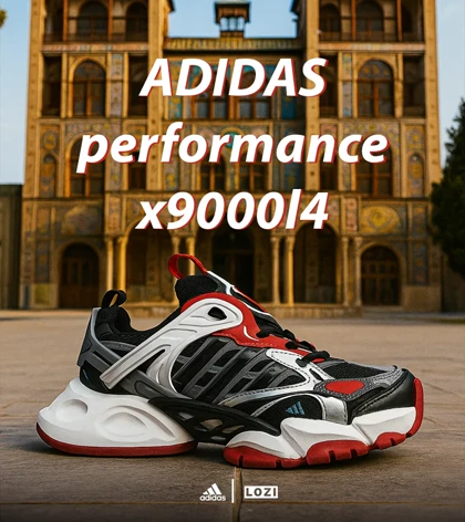 کفش کتانی مردانه و زنانه مشکی سفید قرمز ADIDAS performance x9000l4
