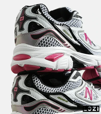 کفش کتانی مردانه و زنانه طوسی مشکی سرخابی NEW BALANCE 1064 V.2 مدل 6661