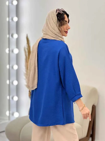 مانتو جلو بسته پیچک
