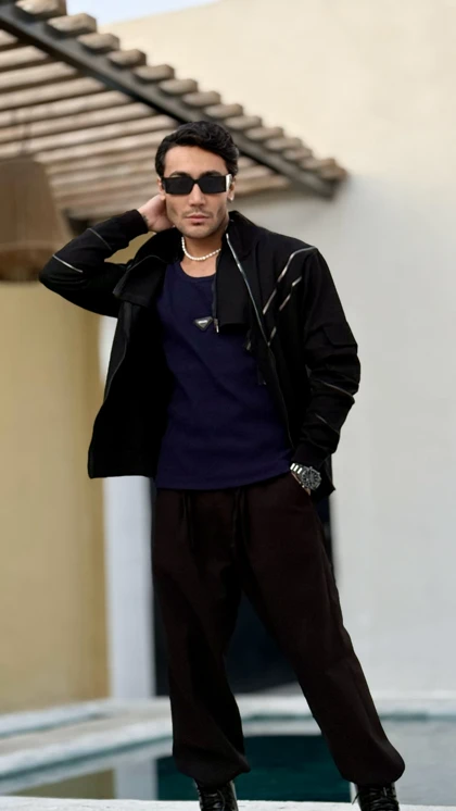 رکابی پلاکدار کوپ آیسان اسلامی سرمه ای