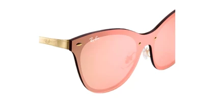عینک آفتابی ریبن RayBan 3580N | عینک آفتابی ریبن RayBan 3580N Blaze Cat Eye Flat Lens Pink Mirror کد 68155