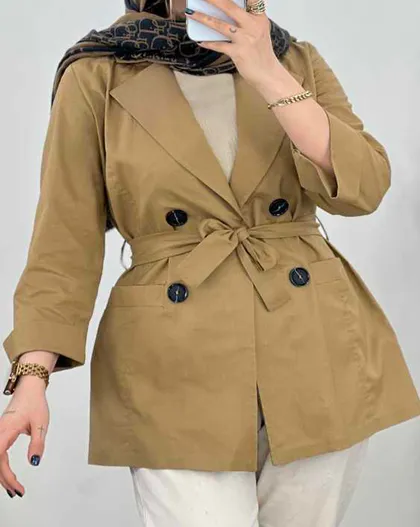 مانتو یقه انگلیسی (1)کد3270