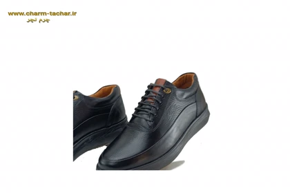 کفش طبی کلارک بندی مردانه چرم طبیعی si102