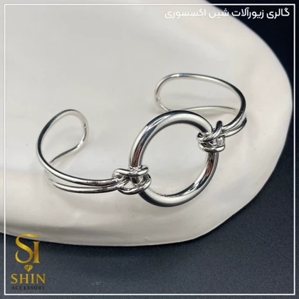 بنگل زنانه آب نقره کد bza123