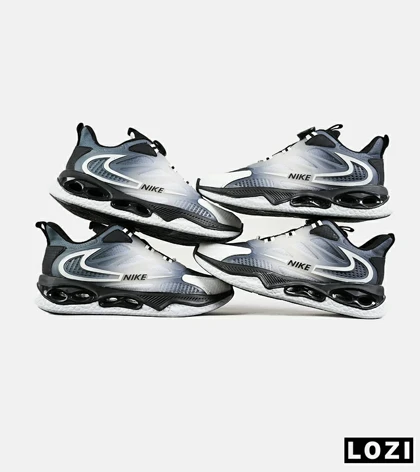 کفش کتانی مردانه و زنانه طوسی مشکی NIKE AirMax Advantage مدل 7405