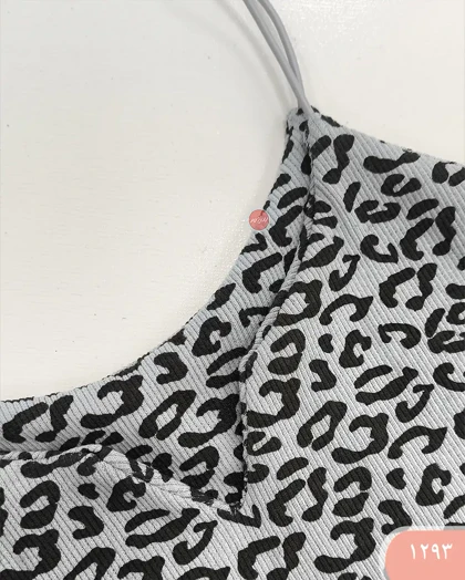 کراپ یقه دلبری پلنگی 1293