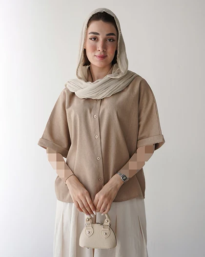 شومیز لینن کیمونو | هیبا