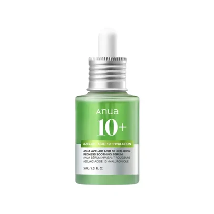 سرم تسکین دهنده و آبرسان آزلائیک اسید 10% آنوا Anua