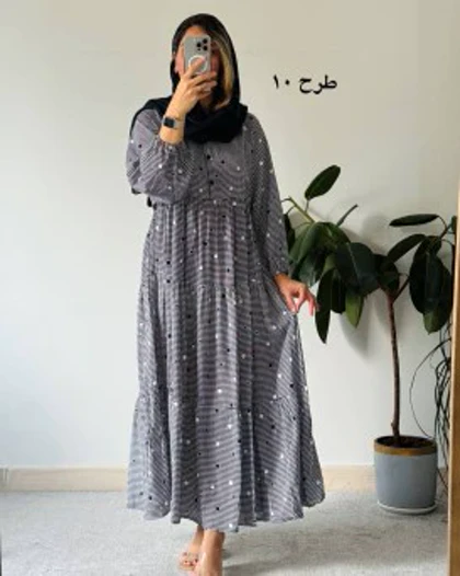 پیراهن نخی وارداتی هلیا