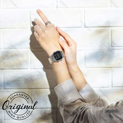 ساعت کاسیو A168XES-1B اصل بند شفاف Casio-11924-U