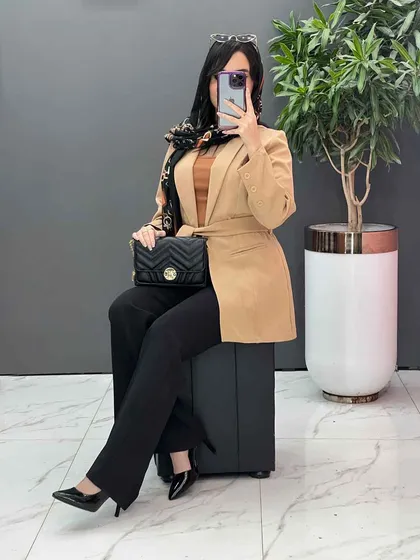 مانتو کتی کمردار