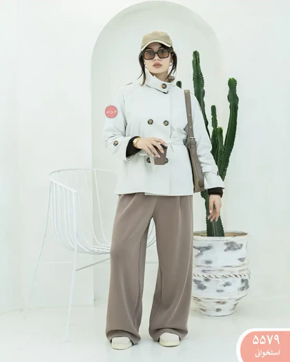 بارانی یقه ایستاده 5579