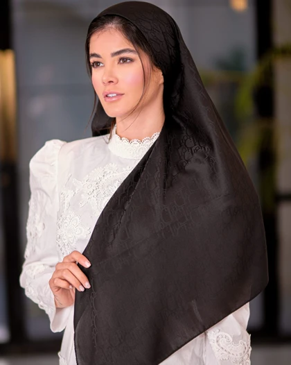 روسری کاریان ابریشم Dior (قواره 90) 30121