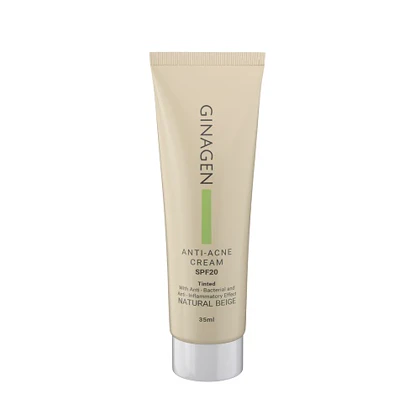 کرم ضد جوش رنگی نچرال بژ ژیناژن 35 میل