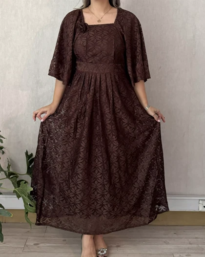 پیراهن مجلسی دانتل ماهرخ