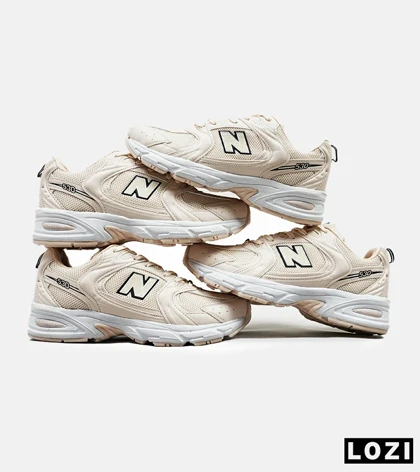 کفش کتانی مردانه و زنانه کرم NEW BALANCE 530