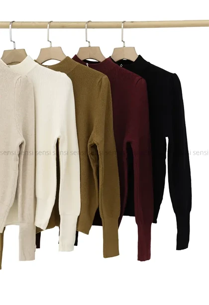 بلوز بافت آستین فینگری وارداتی کد1004587