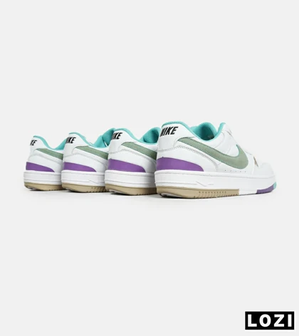 کفش مردانه و زنانه سفید سبز بنفش Nike Gama Force Sail مدل 6682