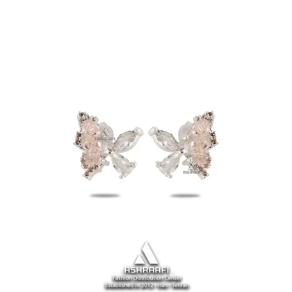 گوشواره طرح پروانه Butterfly Earrings SP1