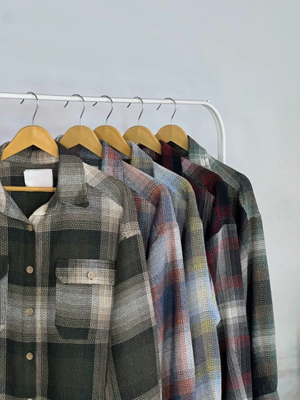 مانتو چهارخونه گلبرگ 1