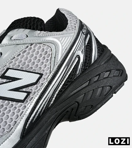 کفش کتانی مردانه و زنانه طوسی مشکی New Balance 509 مدل 7533