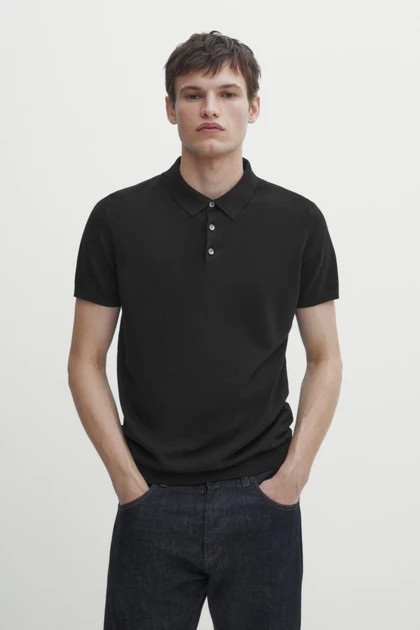 تیشرت یقه پولو مردانه massimo-dutti