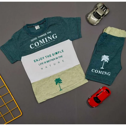 تیشرت و شلوارک پسرانه coming