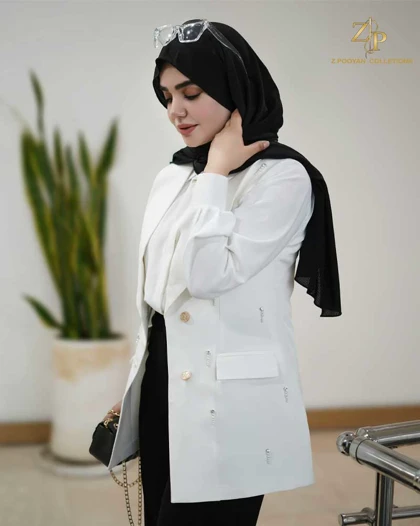 ست وست و شلوار زنانه کرپ مارتا