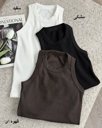 تاپ کرکره ای یقه گرد کد 30207