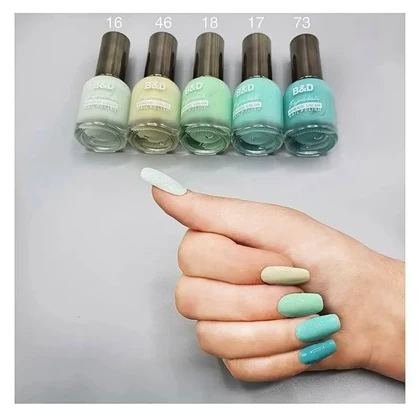 لاک ناخن بی اند دی B&D ساده سری N