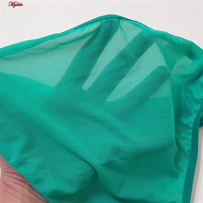 ست شورت و سوتین زنانه لنا مدل فنردار بند متحرک کاپ اسفنجی سبزآبی تیره کد 4961