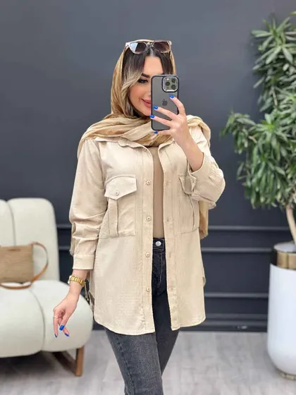 مانتو دو جیب پیله آرتمیس