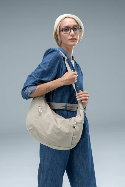 کیف دستی زنانه چرم مصنوعی دسته دار دیوید جونز DAVIDJONES
