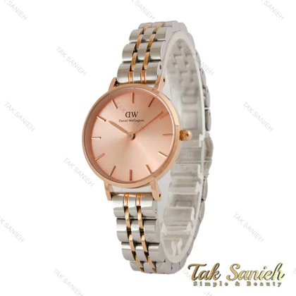 ساعت DW زنانه دورنگ رزگلد صفحه رزگلد DW-5343-L