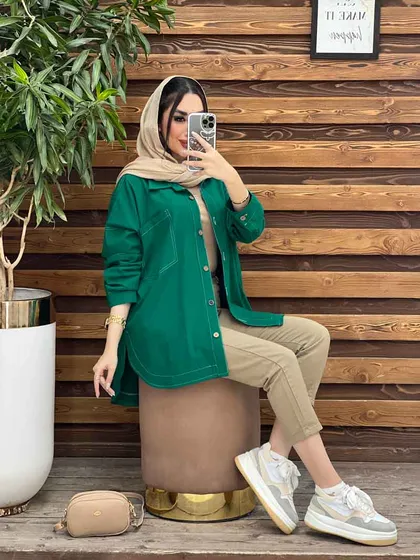 مانتو شومیزی دوخت دار