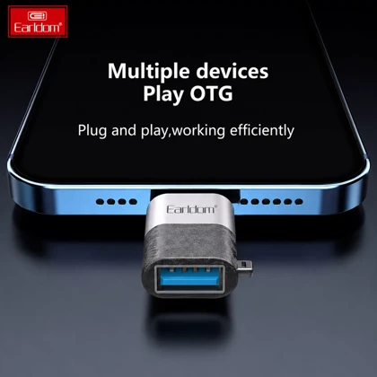 مبدل OTG USB-C به USB 3.1 ارلدام Earldom مدل ET-OT108C