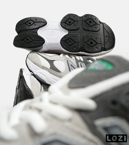 کفش کتانی مردانه و زنانه سفید طوسی NEW BALANCE 9060 مدل 5393