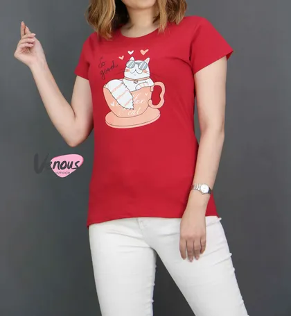 تیشرت طرح CAT