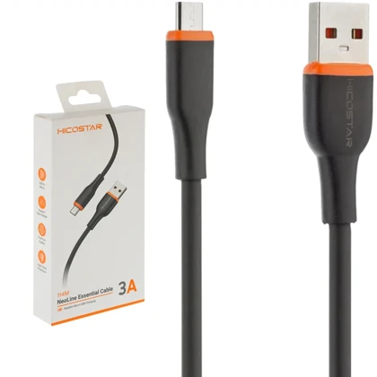 کابل میکرو یو اس بی 3 آمپر هایکو استار HICOSTAR مدل 114M یک متری