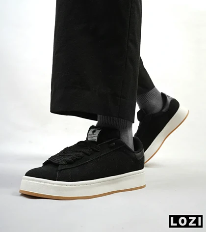 کفش کتانی مردانه مشکی سفید ADIDAS stan smith