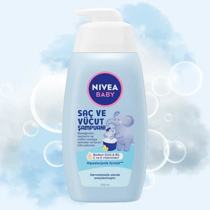 شامپو مو و بدن کودک نیوآ محافظ پوست حساس کودک مناسب استفاده روزانه حجم 500ml |