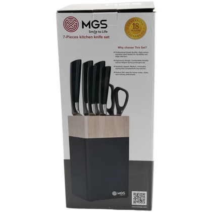 سرویس چاقو 7 پارچه کد KS-4101