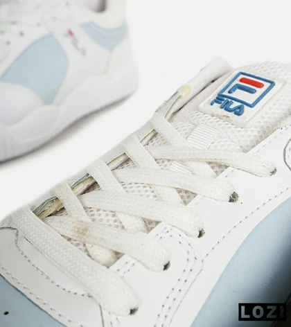 کفش کتانی مردانه سفید آبی FILA مدل 6955