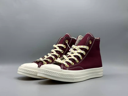 کتانی کانورس آل استار 1970 شطرنجی زرشکی/Converse chuck Tylor